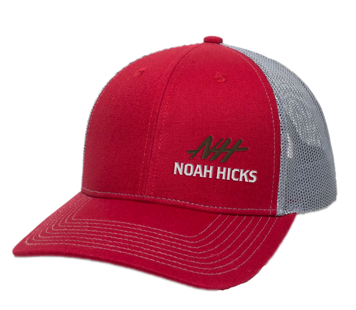 NH Premium Snapback Trucker (Red/Grey)