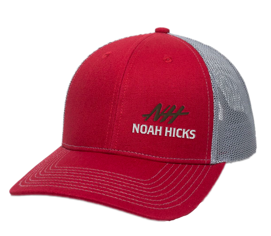 NH Premium Snapback Trucker (Red/Grey)